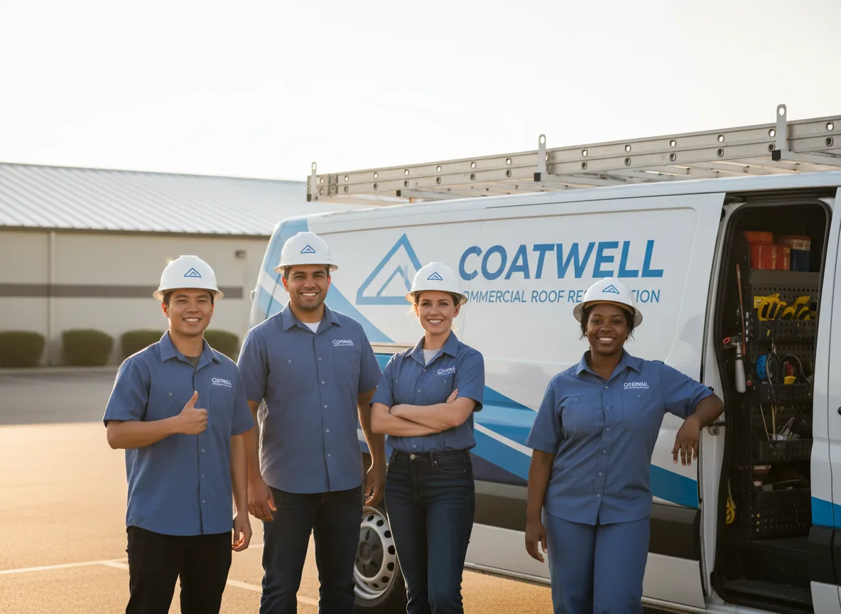 Commercial roof coating company in Greenwich, OH